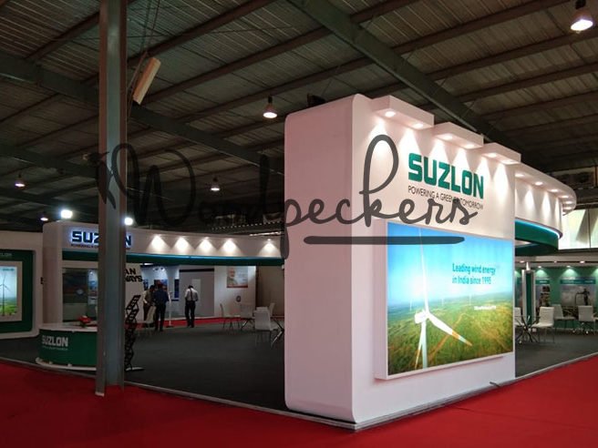 Custom build Large Exihibition stall for Suzlon