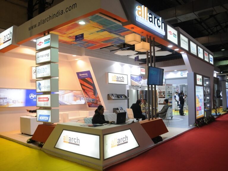 Allarch Exhibition stall design by WoodpeckersGlobal
