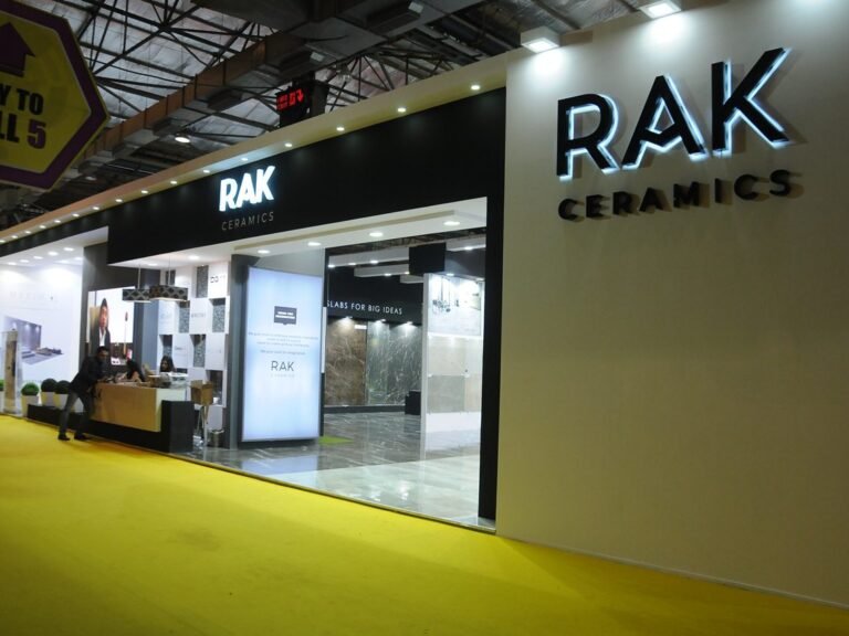 Exhibion stand Design RAK Ceramics by WoodpeckersGlobal