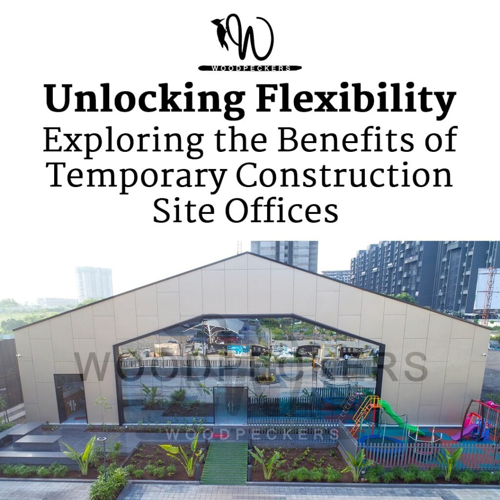 Temporary construction site offices