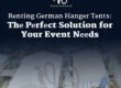 german hanger tent rent